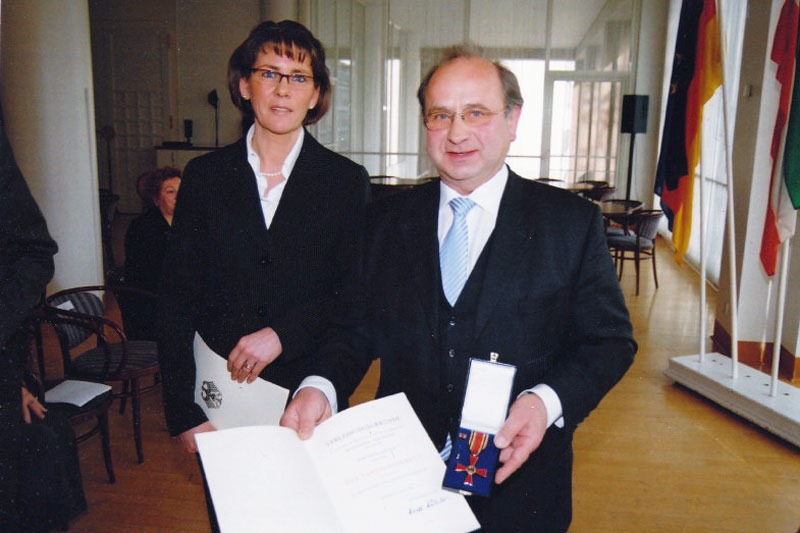 Dortmunds Bürgermeisterin Birgit Jörder und Reinhard Sack